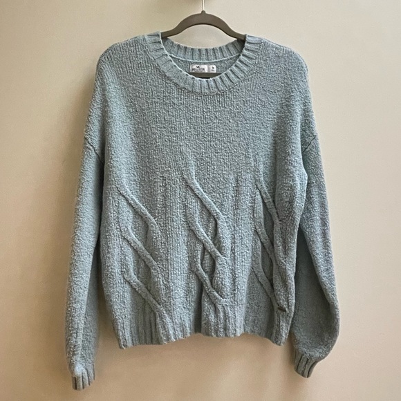 Hollister Sweaters - Hollister Teal Light Blue Sweater